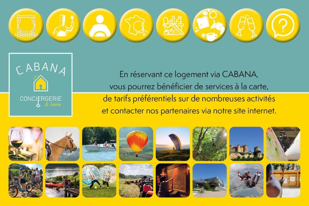 Cabana & Rustique - Proche Macon Nord Viré Exterior foto